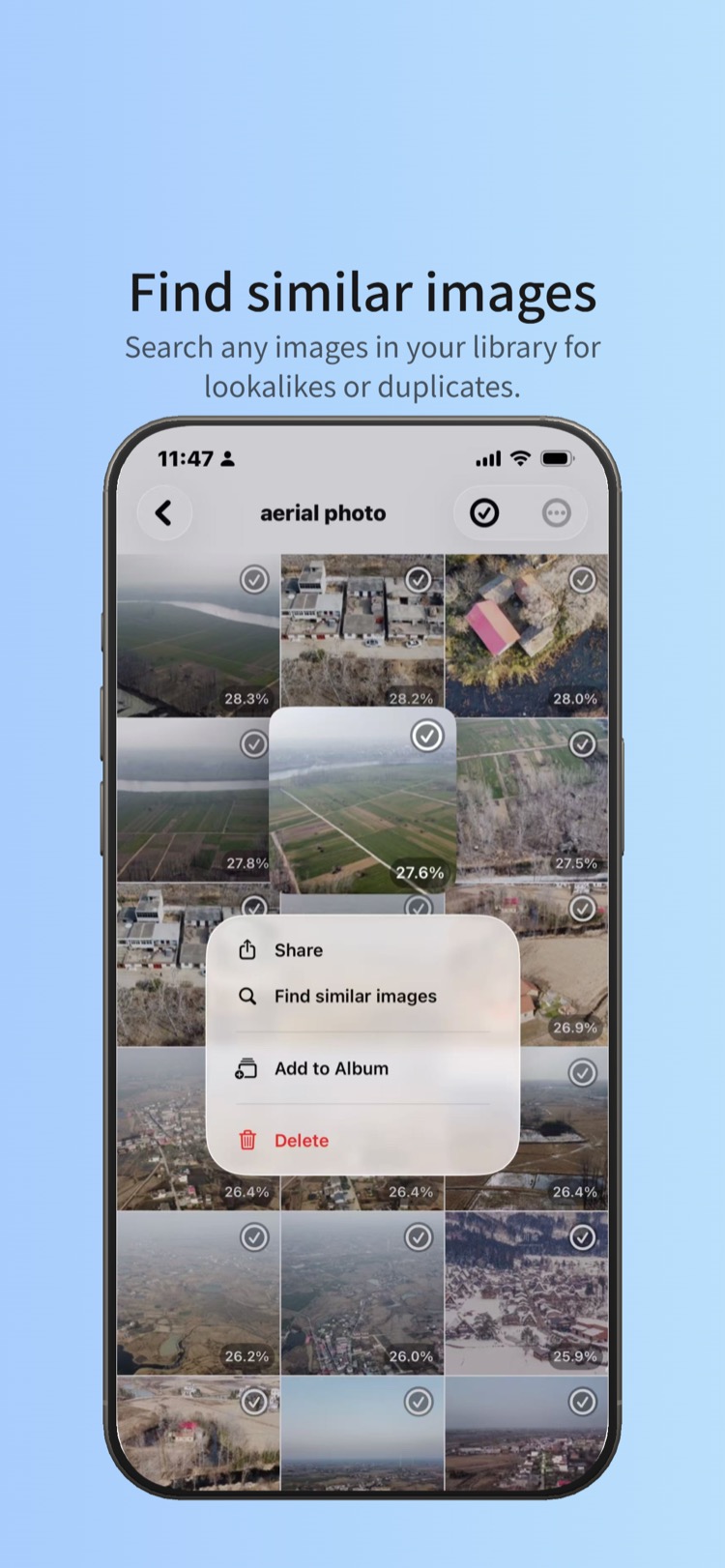 PicSeek App Interface Screenshot